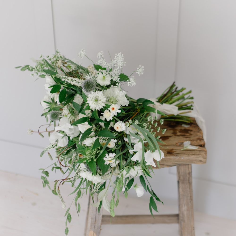Beautiful Bouquet | Summer Styling Reimagined | Florals by <a href="https://joannetruby.co.uk/" rel="noopener" target="_blank”>Joanne Truby</a> | Image by <a href="https://cgpgraham.com/" rel="noopener" target="_blank”>Claire Graham Photography </a>