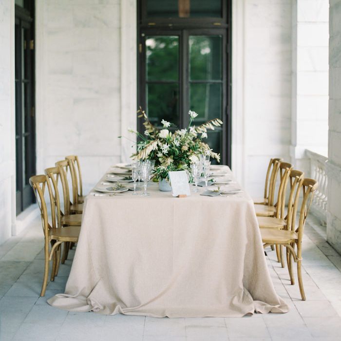 Elegant Table Styling | Summer Styling Reimagined | Image via <a href="https://www.oncewed.com" rel="noopener" target="_blank">Once Wed</a> | Image by <a href="https://www.kateignatowski.com/" rel="noopener" target="_blank">Kate Ignatowski</a>