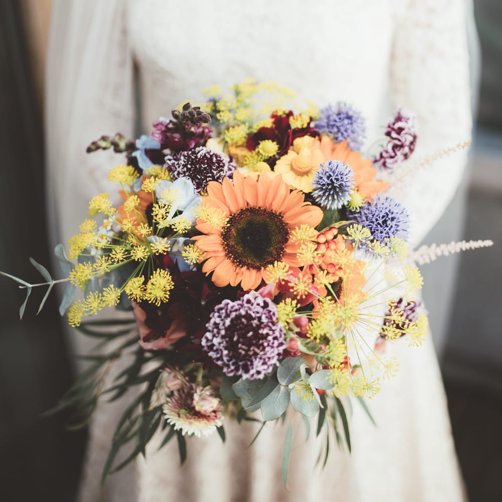 Sunflower Wedding Bouquet