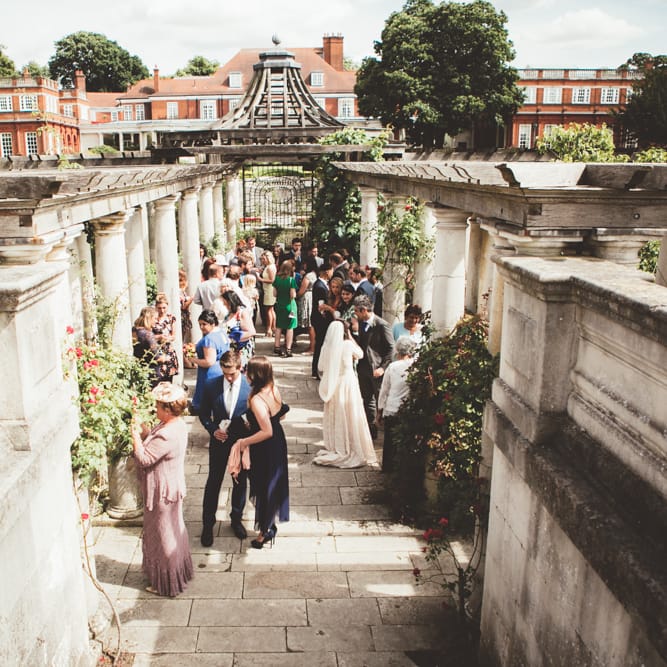 Intimate Wedding In London At Golders Hill Park Pergola