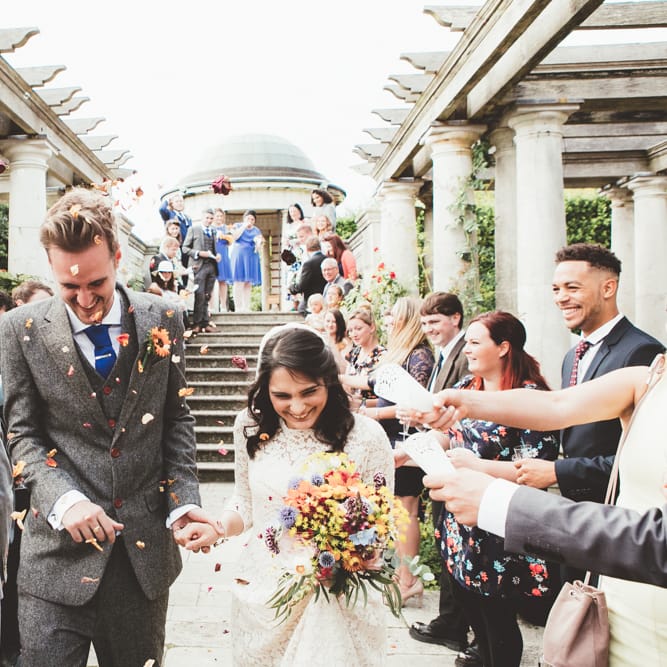 Intimate Wedding In London At Golders Hill Park Pergola