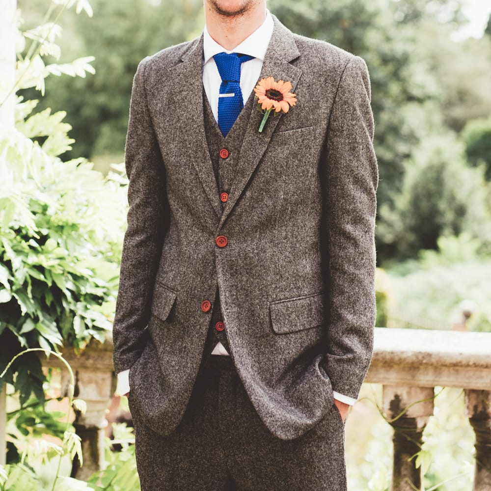 Groom In Tweed Suit by Victor Valentine