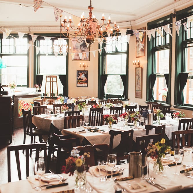 Wedding With A Pub Reception At The Peasant