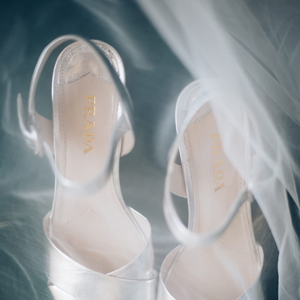 French Chateau Wedding At Château de la Bourlie With Bride In Vintage Gown & Bridesmaids In White Dresses By Silken Studio With Images From Lelia Scarfiotti