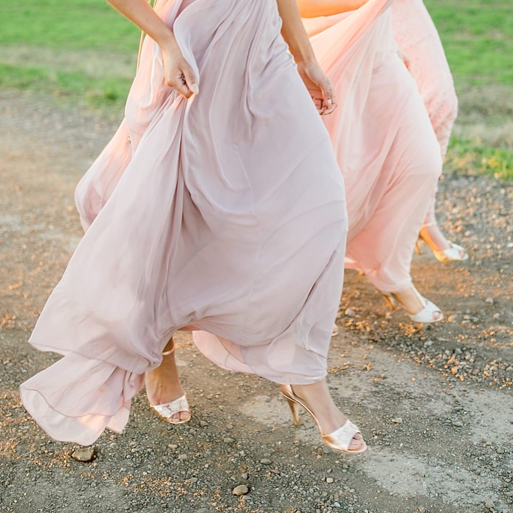 Pastel Bridesmaids Dresses For Stylish Modern Bridesmaids // Affordable Luxury, Bridesmaids & Occassion Dresses
