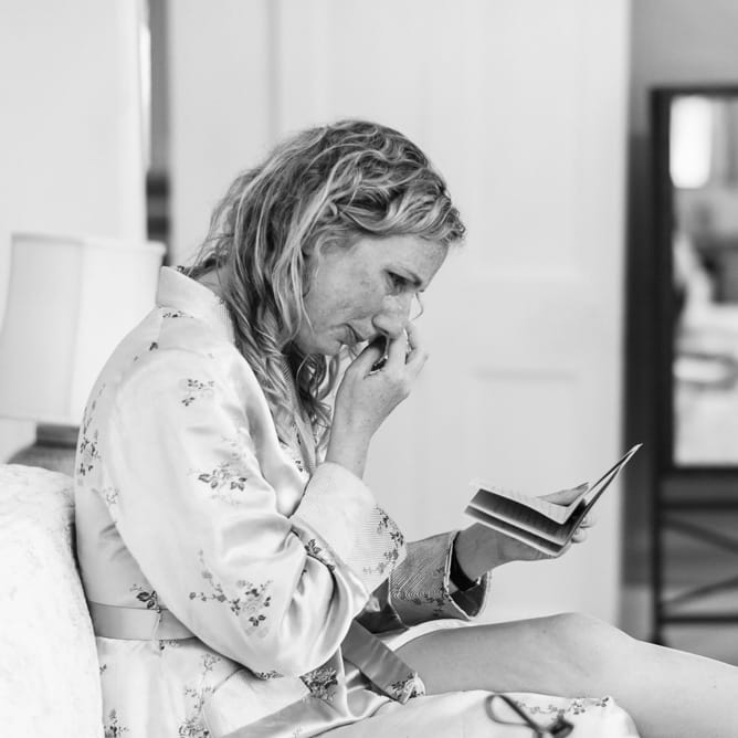 Getting Ready | Outdoor Ceremony & Rustic Barn Reception at Pennard House Somerset | John Barwood Photography