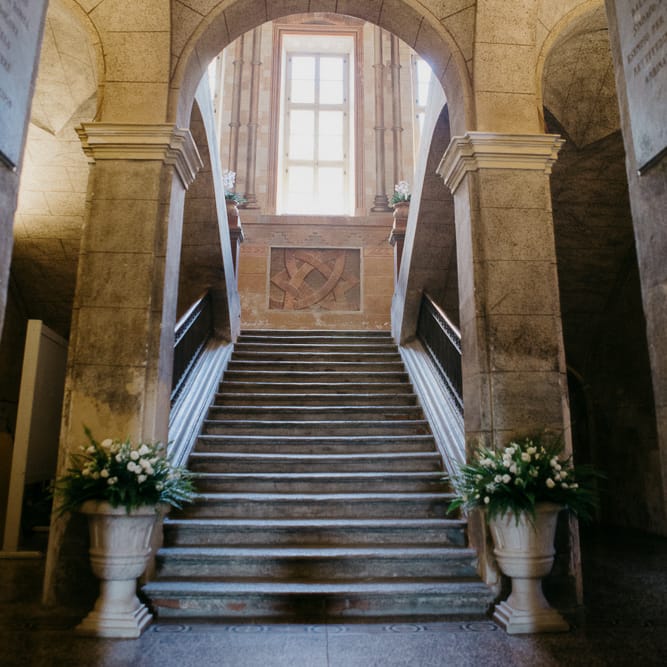 Italian Architecture Ceremony | That Day Wedding Planner | Carla Penoncelli Photography