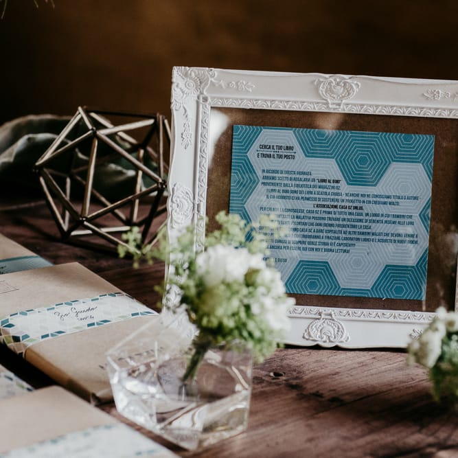 Copper Terrarium & White Flower Decor | That Day Wedding Planner | Carla Penoncelli Photography