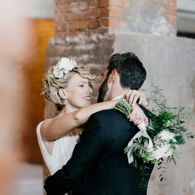 Bride in Rembo Styling Dress & Groom | That Day Wedding Planner | Carla Penoncelli Photography