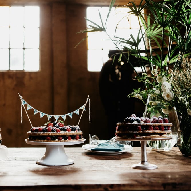 Dessert Table with Greenery & Copper Geometric Decor | That Day Wedding Planner | Carla Penoncelli Photography