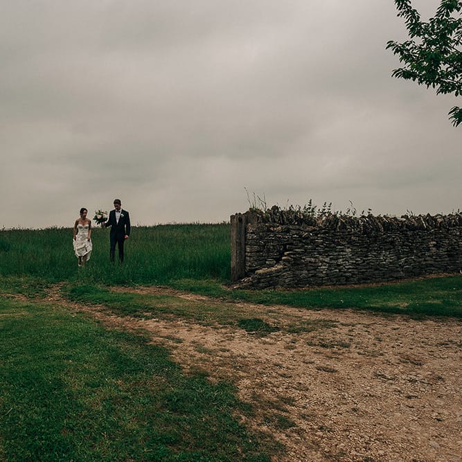 Rue De Seine Bride For A Stone Barn Wedding With Wedding Party In Soft Pink And Navy And Images From Jason Mark Harris With Film By Harris Films