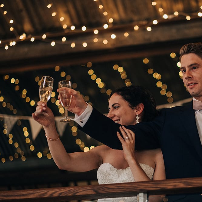 Rue De Seine Bride For A Stone Barn Wedding With Wedding Party In Soft Pink And Navy And Images From Jason Mark Harris With Film By Harris Films