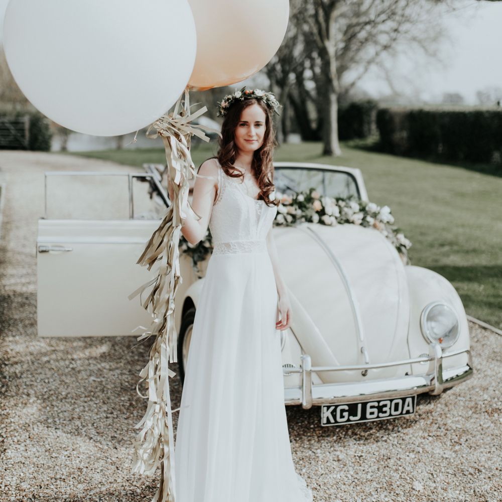 Vintage Beetle Wedding Car