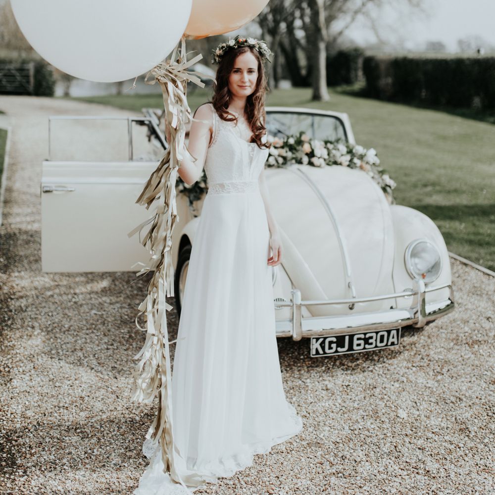 Vintage Beetle Wedding Car