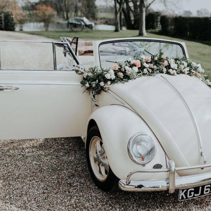 Vintage Beetle Wedding Car