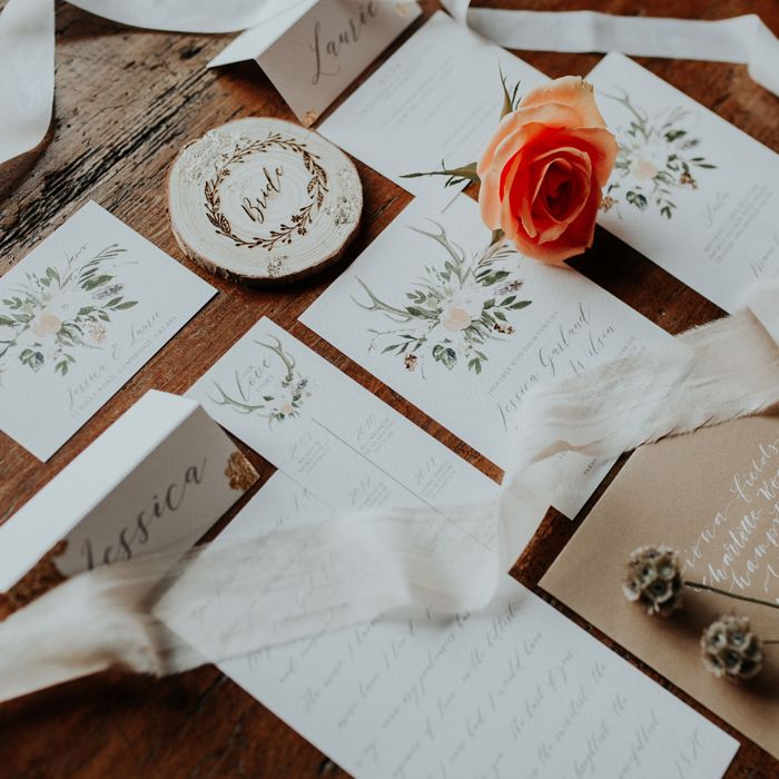 Rustic Luxe Stationery Suite