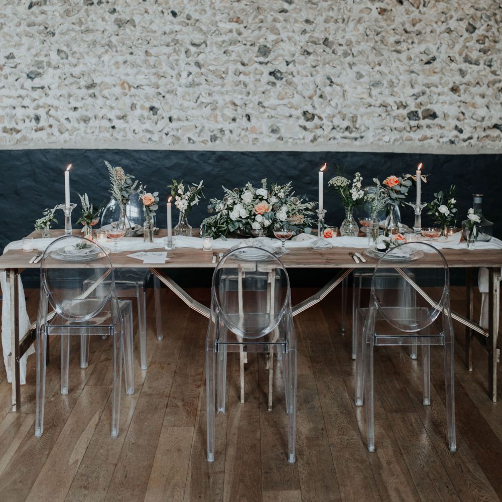 Rustic Luxe Place Setting For Wedding