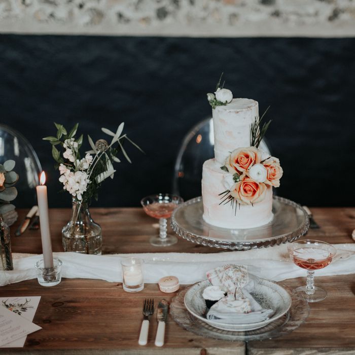 Rustic Luxe Place Setting For Wedding