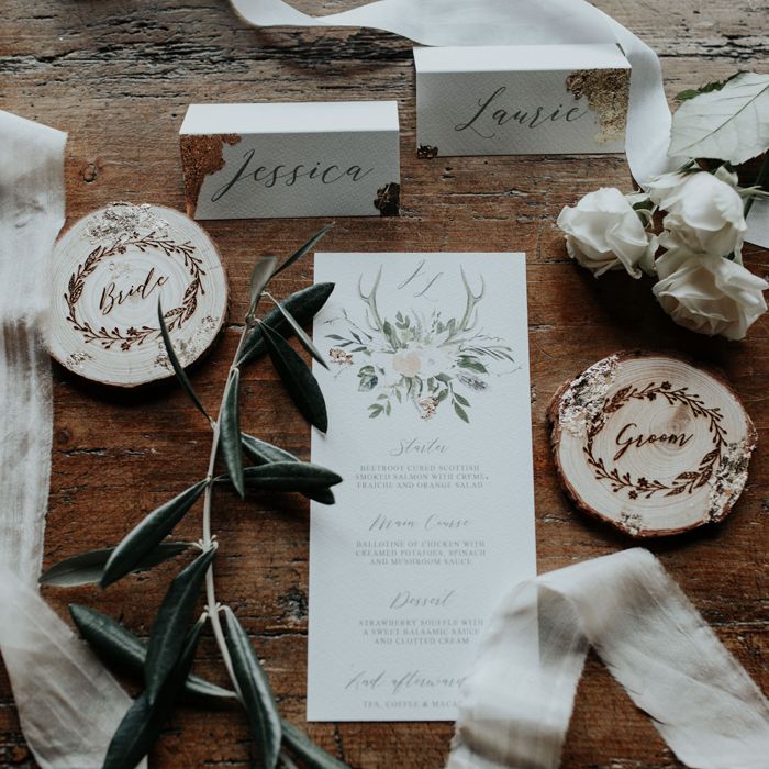 Rustic Luxe Stationery Suite