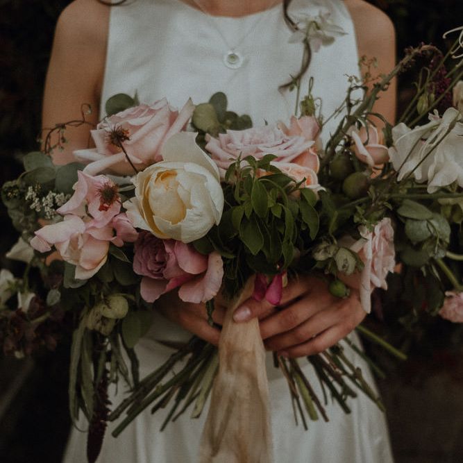 Soft & Romantic Bridal Inspiration Shoot With Rose Bouquets & Brides In Otaduy With Images From Fox & Owl Photography & Planning By Redamancy Weddings