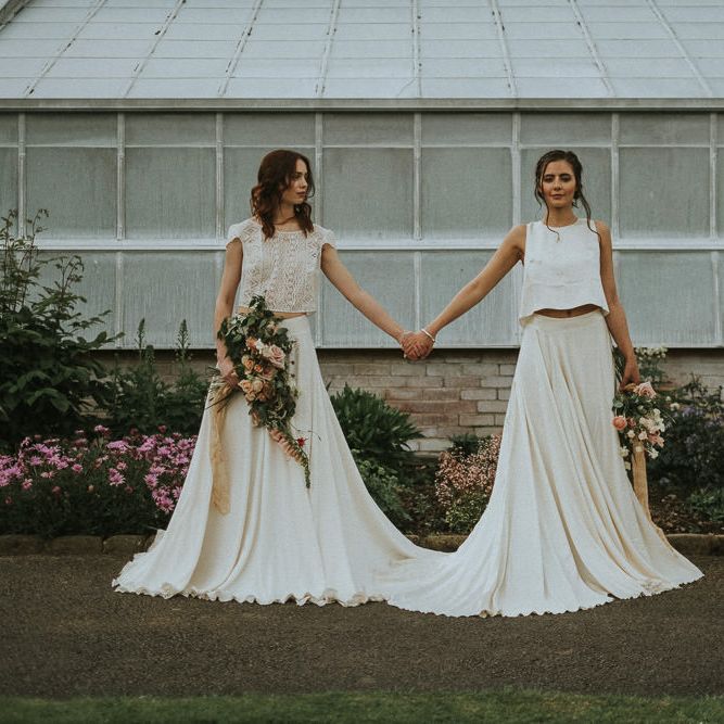 Soft & Romantic Bridal Inspiration Shoot With Rose Bouquets & Brides In Otaduy With Images From Fox & Owl Photography & Planning By Redamancy Weddings