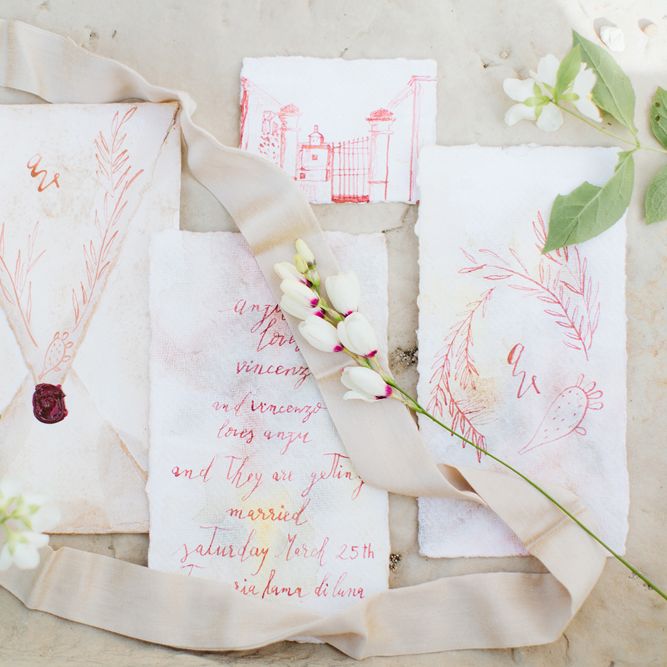 Poeticalligraphy Wedding Stationery | Cristina Firotto Event Design | Valentina Oprandi Photography
