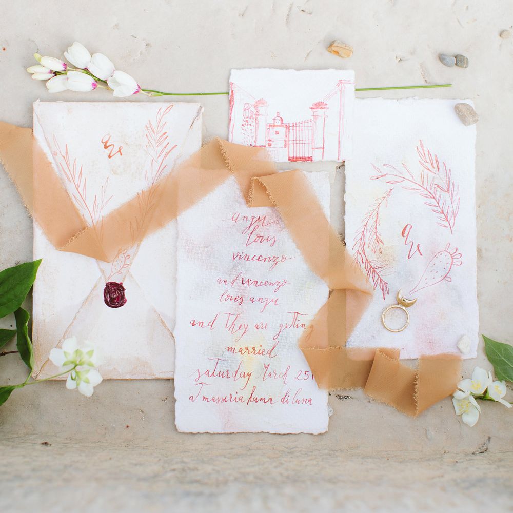 Poeticalligraphy Wedding Stationery | Cristina Firotto Event Design | Valentina Oprandi Photography