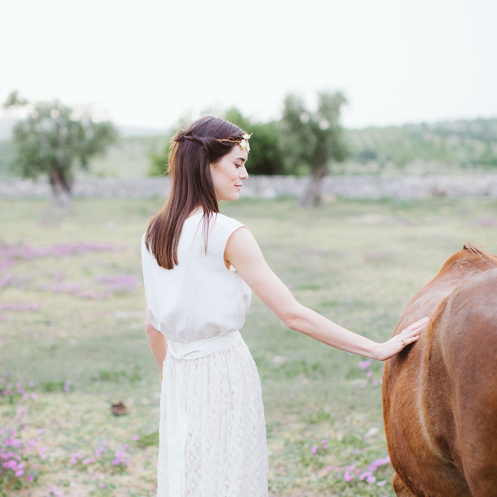 Bride in Alessia Baldi Gown | Cristina Firotto Event Design | Valentina Oprandi Photography
