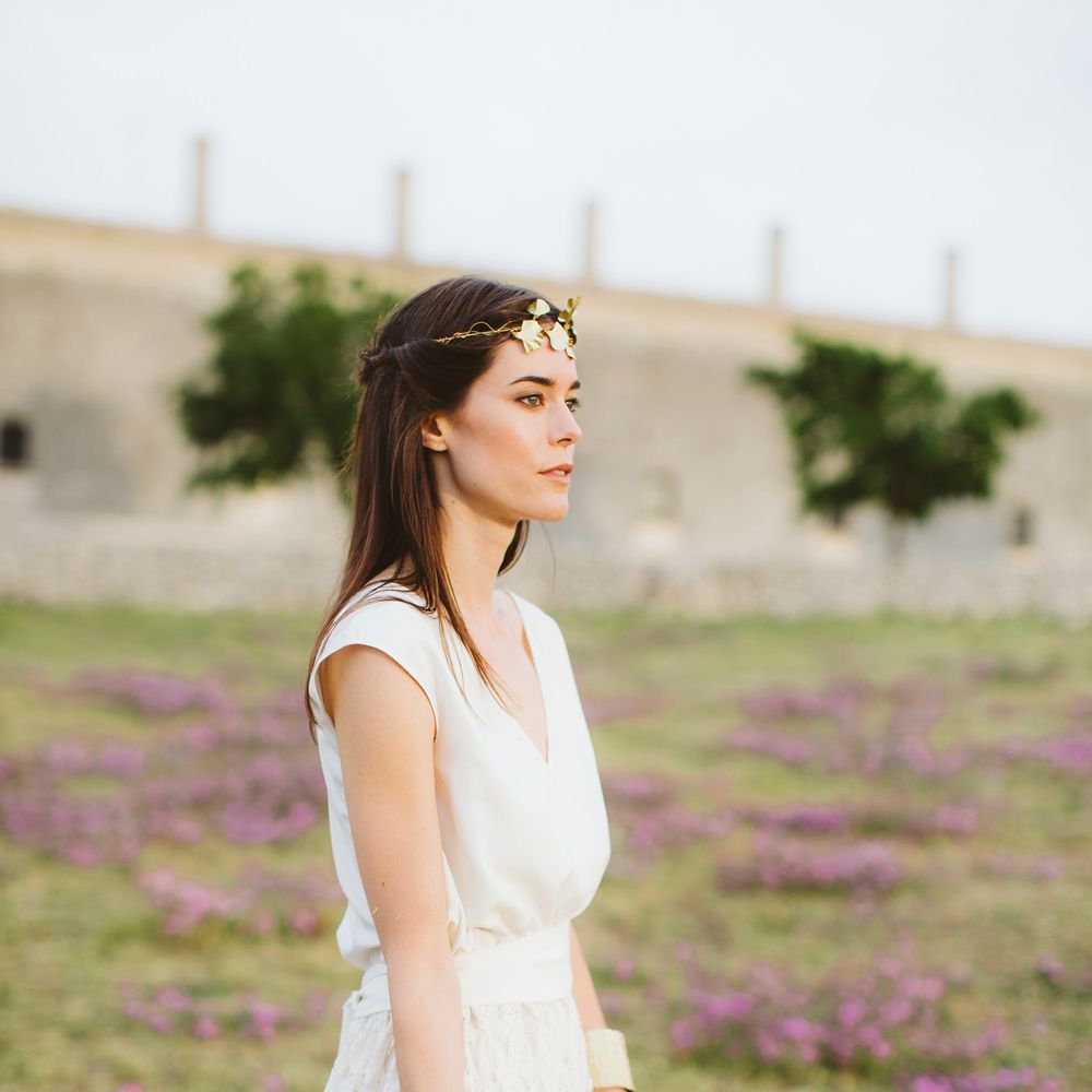 Bride in Alessia Baldi Gown | Cristina Firotto Event Design | Valentina Oprandi Photography