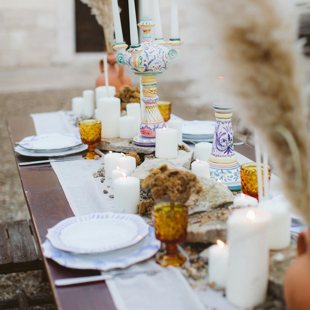 Table Decor | Natural Wedding Inspiration in the Apulian Karst Lands | Cristina Firotto Event Design | Valentina Oprandi Photography