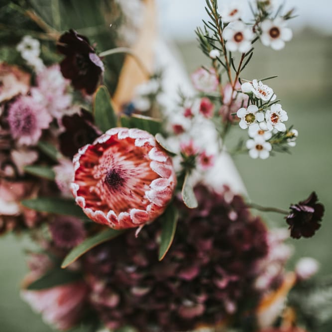 Autumnal Wedding Flowers