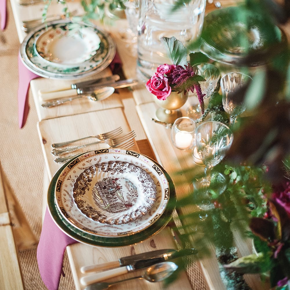 Woodland Luxe Wedding Inspiration At Knighton House Dorset With Minna Wedding Dresses & Images By Darima Frampton