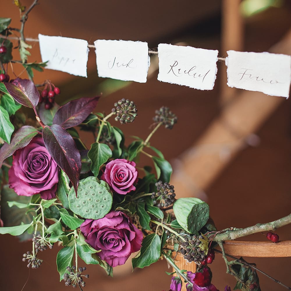 Woodland Luxe Wedding Inspiration At Knighton House Dorset With Minna Wedding Dresses & Images By Darima Frampton