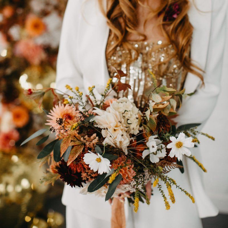 Autumn wedding bouquet