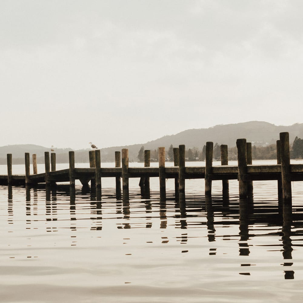 Dirty Dancing Lake Lift Engagement Shoot at Lake Coniston in the Lake District by ALifeLessOrdinary Photography