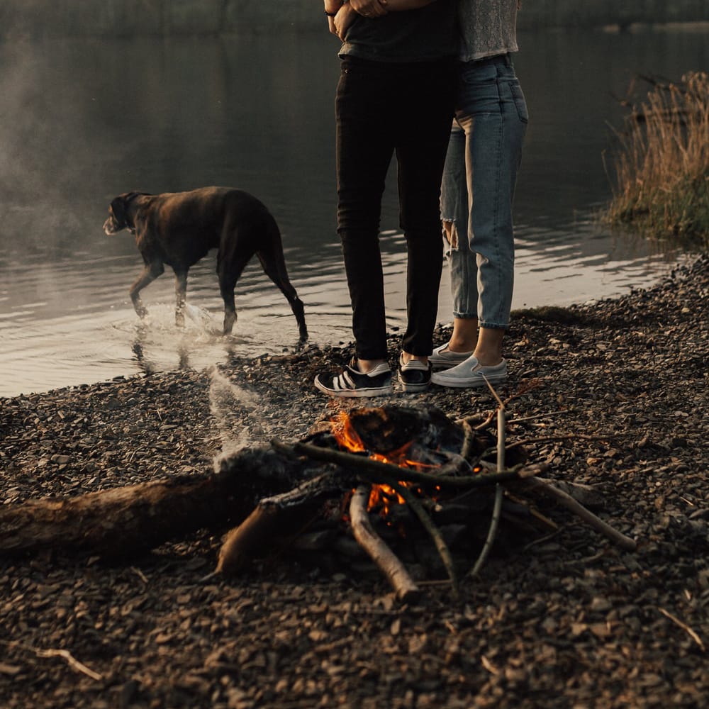 Dirty Dancing Lake Lift Engagement Shoot at Lake Coniston in the Lake District by ALifeLessOrdinary Photography