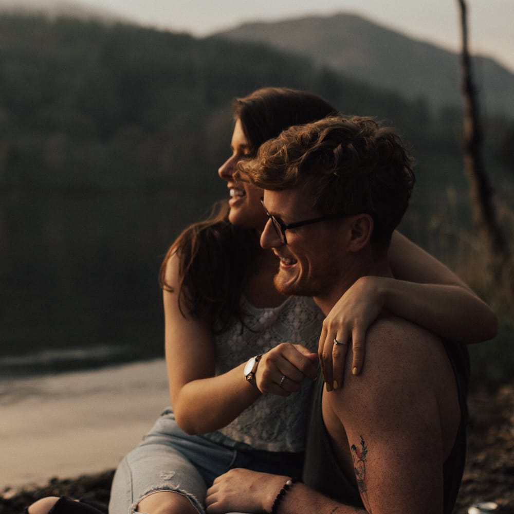 Dirty Dancing Lake Lift Engagement Shoot at Lake Coniston in the Lake District by ALifeLessOrdinary Photography