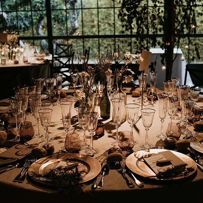 Tablescape | Authentic Spanish Wedding at Masia Ribas, Barcelona | Sara Lobla Photography