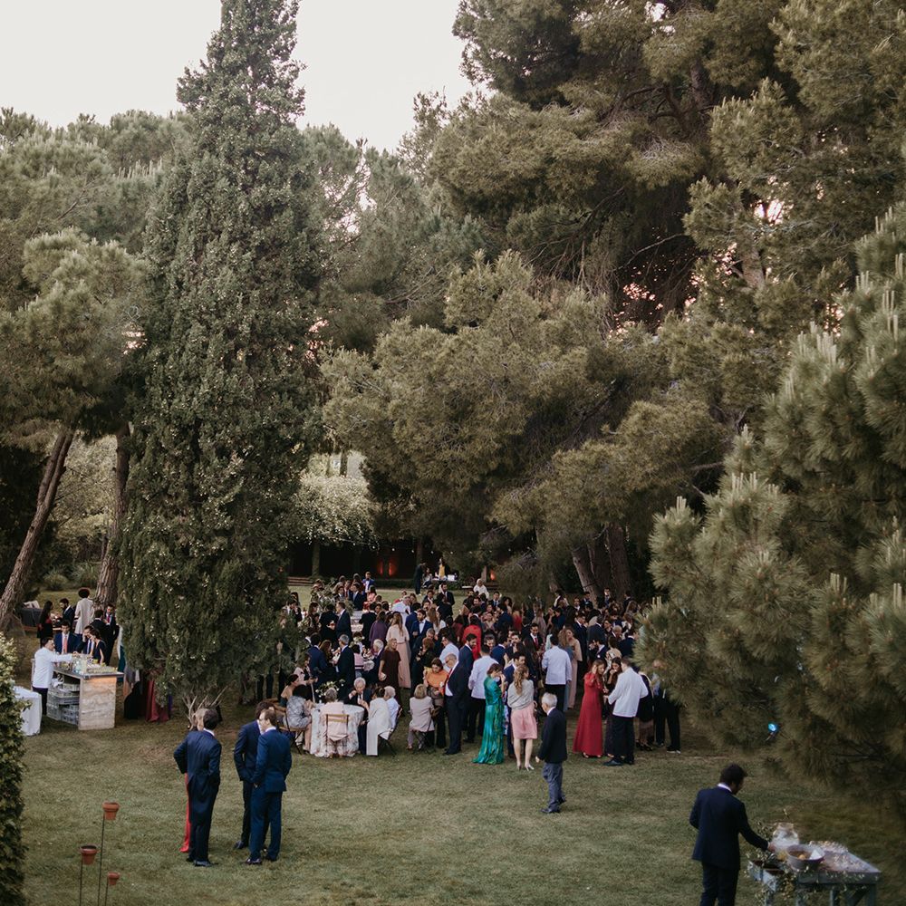 Outdoor Wedding Reception | Authentic Spanish Wedding at Masia Ribas, Barcelona | Sara Lobla Photography