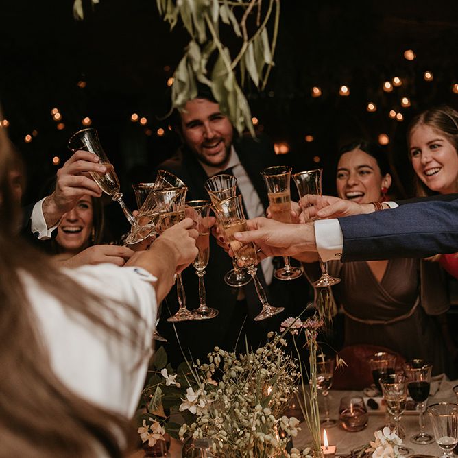 Outdoor Wedding Reception | Authentic Spanish Wedding at Masia Ribas, Barcelona | Sara Lobla Photography