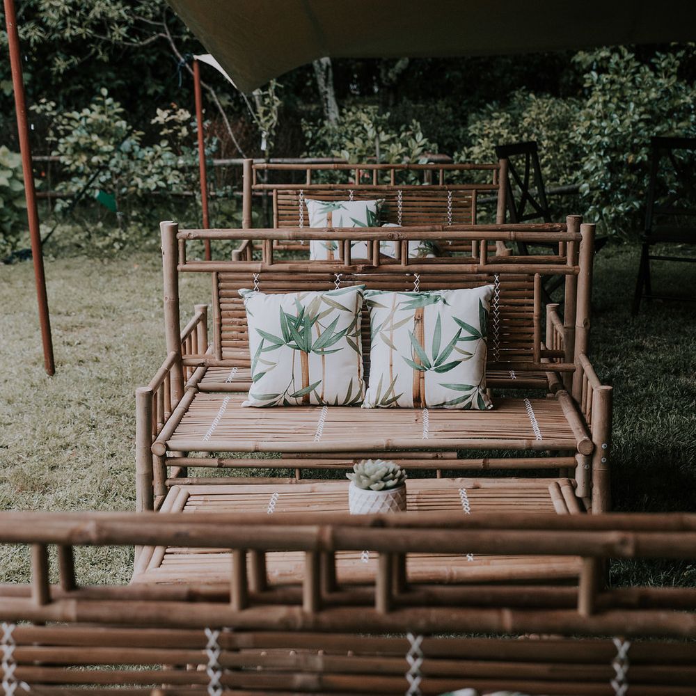 Bamboo Furniture For Destination Wedding In Spain With Planning From El Mono Con Sombrero With Images By AHR Photos Spanish Wedding Photography