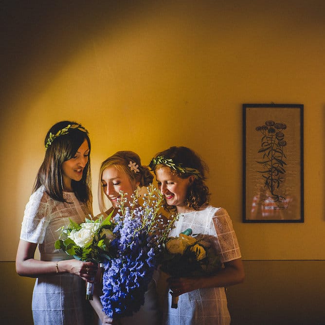 Flowers by Stiatti Fiori. Intimate Prosecco Pool Party Wedding in Tuscany. Bride wears Livio Lacurre Gown, Groom wears Beggars Run Custom Suit. Photography by Livio Lacurre.