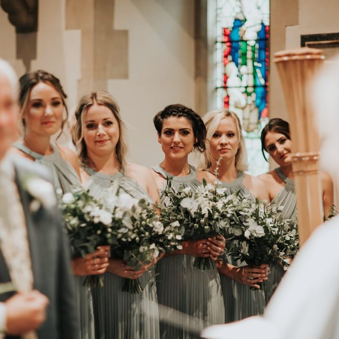 Sage green bridesmaid dresses