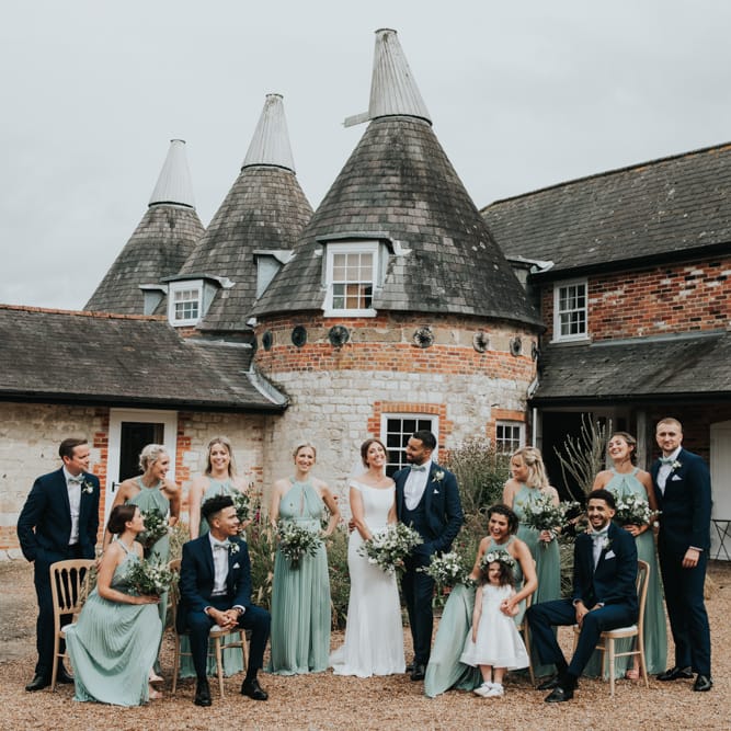 Bury Court Barn wedding