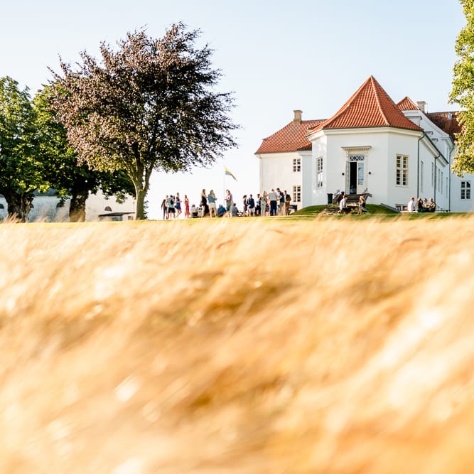 Traditional Green/Blue Danish Wedding at Scandinavian Country House, Jomfruens Egede in Faxe, Denmark | John Barwood Photography
