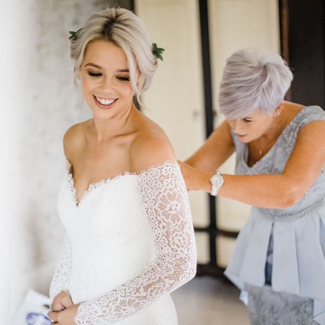 Dewsall Court Wedding With Bride In Fishtail Gown 'Adele' By Augusta Jones With Images From Chris Barber Photography And Film From Blooming Lovely Films