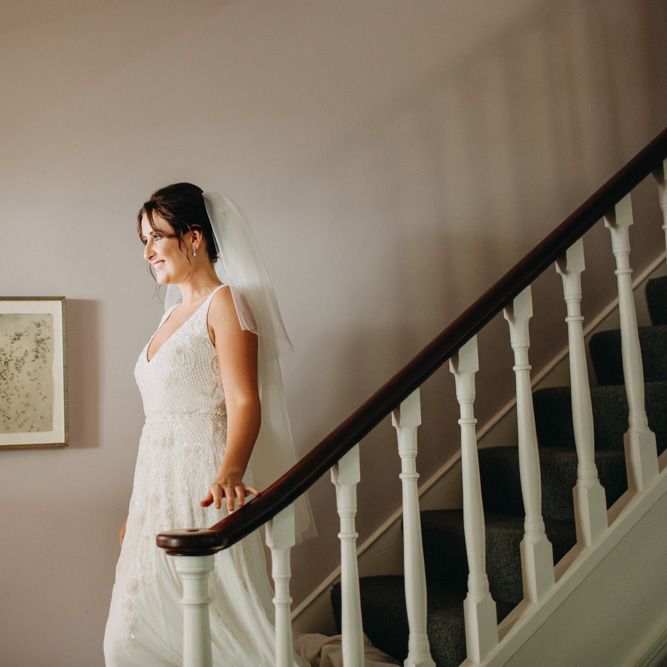 Church Wedding Ceremony | Bride in Karen Willis Holmes | Groom in Custom Made Suit by Suit Supply | Summer Wedding at Family Home in Kent | Glass Marquee from Academy Marquees | Frances Sales Photography