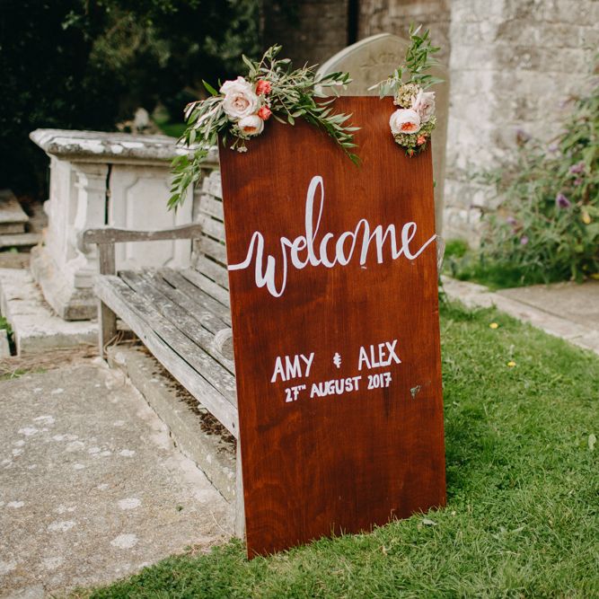 Church Wedding Ceremony | Bride in Karen Willis Holmes | Groom in Custom Made Suit by Suit Supply | Summer Wedding at Family Home in Kent | Glass Marquee from Academy Marquees | Frances Sales Photography