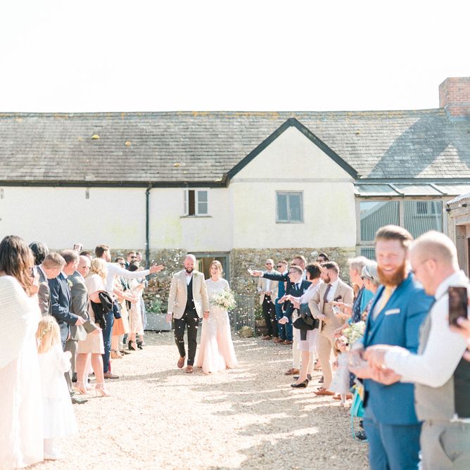 Confetti Moment at River Cottage in Dorset