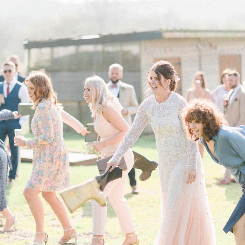 Welly Throwing Competition